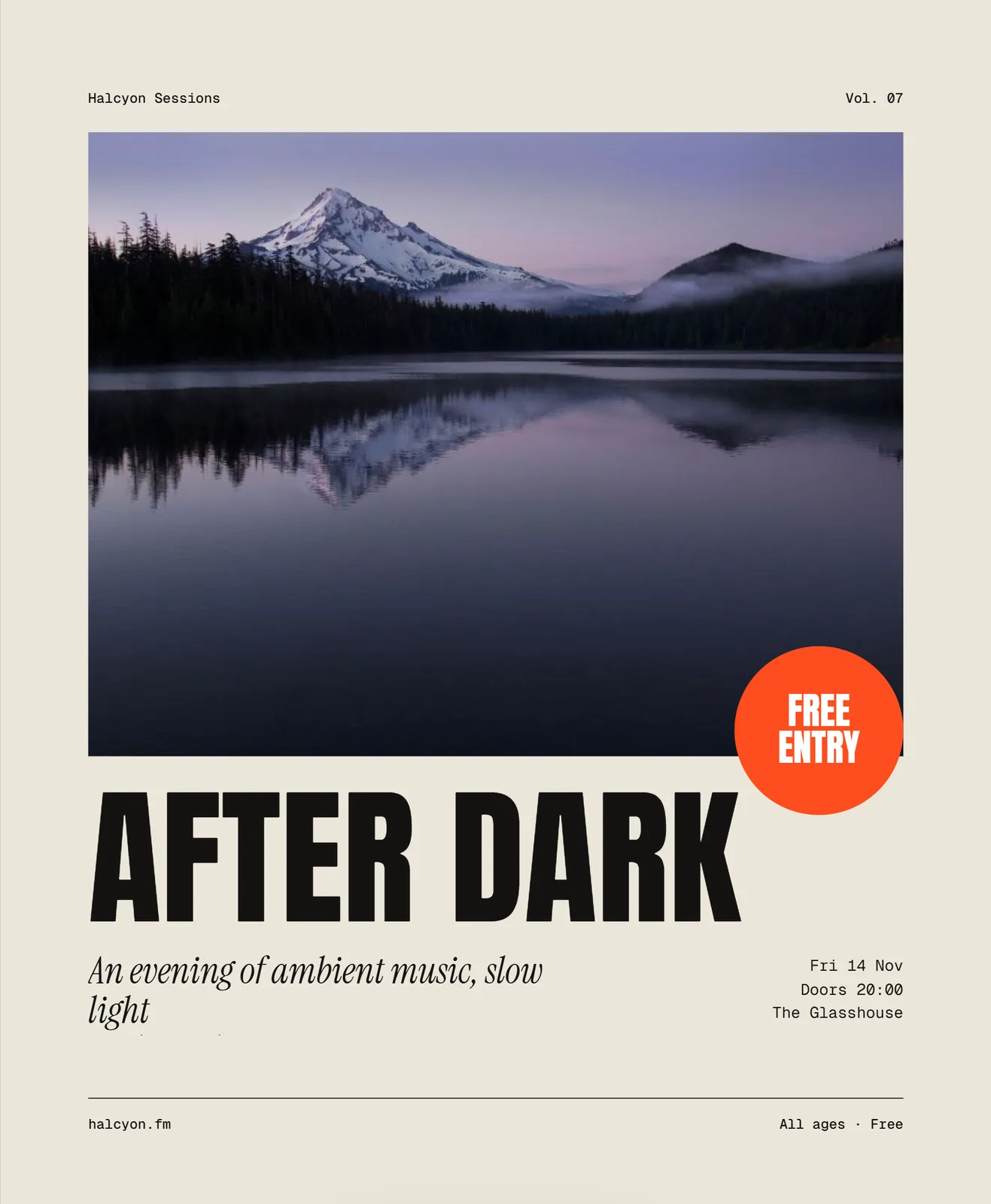 After Dark, Spatial poster
