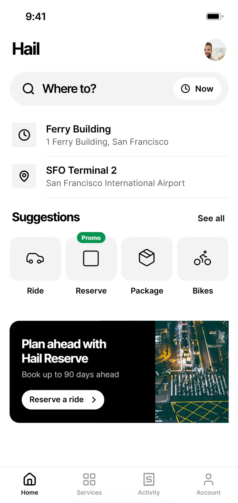 Hail, Ride-hailing app