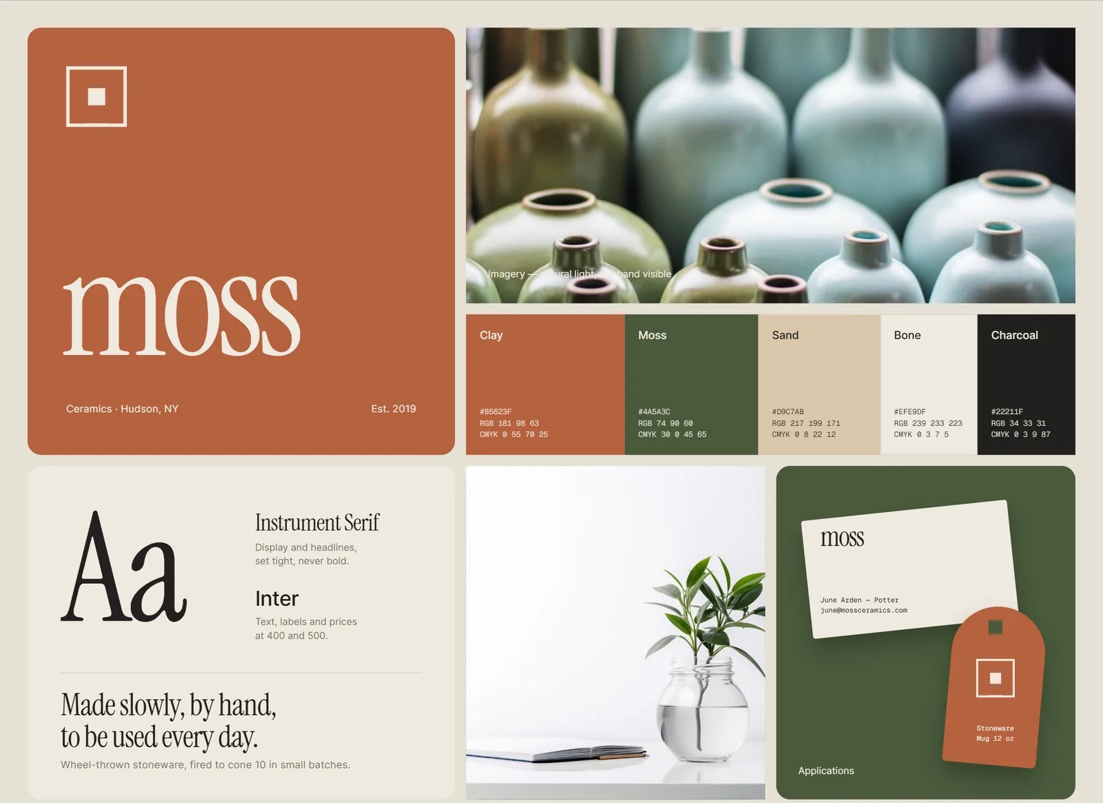 Moss, Brand board